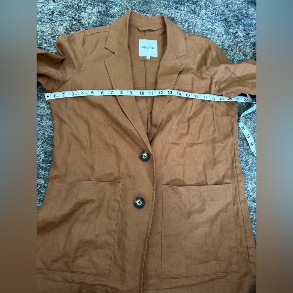 Madewell Tan Textured Jacket